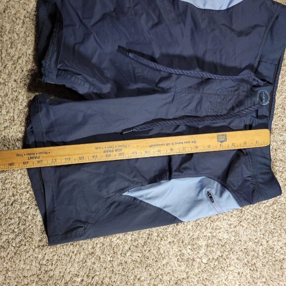 Hylete Shorts Men's Medium Blue Above Knee Performance Gym Active - Picture 4 of 7